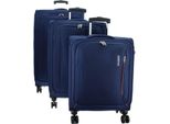American Tourister Carrello Hyperspeed Tsa Trolley L / M / S Combat Navy Blu Scuro