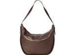 Marc O'polo Borsa A Tracolla Tally Hobo Bag Dark Walnut Marrone Scuro