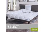 Bettwaren-Shop Daunendecke Select warm, Füllung: 100% Gänsedaunen 160x210 cm