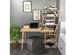 Skye Decor, Vina - Oak, Scrivanie, Rovere, 133 X 146,4 X 55 Cm