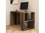 Skye Decor, Lima - Noce, Antracite, Scrivania, Noce, Pannello In Legno Rivestito In Melaminico Al 100 %, 120 X 60 X 75,4 Cm