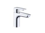 Kludi Pure&Style Mitigeur Monocommandé Pour Lavabo, Hauteur De Bec 100Mm, Sans Garniture D'éCoulement, Ecoplus, 401980575WR4, 401980575WR4