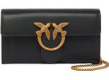 Pinko Borsa A Tracolla Pochette Love One Wallet C Black - Antique Gold Nero