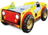 Schlafzimmer Kinderbett Betten Kinder Zimmer JEEP Auto Kindermöbel + Matratze