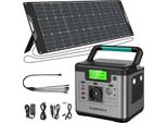 Swarey S500 Pro 500W (Picco 1000W) Generatore Powerstation Caricatore Di Accumulo Solare Con Pannello Solare Da 200W, Batteria Di Backup Da 518Wh Generatore Solare