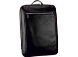 Leonhard Heyden Pelle Zaino Per Laptop Zaino Con Scomparto Per Laptop Montreal Business Backpack Black Nero