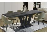 Endo-MöBel Tavolo Da Pranzo Allungabile Alex 130Cm - 210Cm Robusto Tavolo A Colonna Set Tavolo (Cemento Scuro)