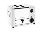 Rowlett Esprit 2 Slot Toaster | weiß | Edelstahl | mit Sandwichkäfig