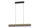 Eglo Connect.Z Smart-Home Led A Sospensione Kokomo-Z, Lampada A Sospensione In Legno E Metallo, Zigbee, App, Controllo Vocale Alexa, FSCM70HB, Cct, Rgb, Dimmerabile