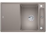 Blanco Axia Iii 45 S, Silgranit® Puradur®, Tartufo, Reversibile, Incluso Tagliere In Legno