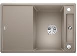 Blanco Axia Iii 45 S, Silgranit® Puradur®, Tartufo, Reversibile, Incluso Tagliere In Vetro