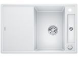 Blanco Axia Iii 45 S, Silgranit® Puradur®, Bianco, Reversibile, Incluso Tagliere In Legno