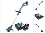 Tagliaerba A Batteria Makita Dur 193 Rt 18 V 260 Mm + 2X Batteria 5,0 Ah + Caricabatterie