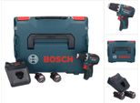 Bosch Gsr 12V-35 Trapano Avvitatore A Batteria Professionale 12 V 35 Nm Brushless + 2 Batterie Da 2,0 Ah + Caricabatterie + L-Boxx