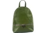 Zaino City Verde Florence In Pelle D2OTF612G