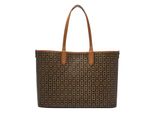 Fossil Borsa A Tracolla Borsa Shopper Williamson Tote Bag Brown Multi Marrone