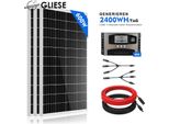 600W 12V Pannello Solare Monocristallino Modulo Solare Sistema Solare Completo Set Fotovoltaico Per Camper/Casa/Balcone