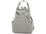 Florence Zaino In Pelle City Zaino Grigio Chiaro OTF613K