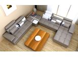 Divano Angolare A Forma Di U 278 X 353 X 178 X 94 Cm