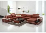 Divano Angolare A Forma Di U 274 X 358 X 178 X 78 Cm