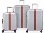 Delsey Paris Carrello Promenade Hard 2.0 Expandable 4 Double Rolls Trolley L / M / S L Silver Grigio Chiaro