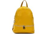 Firenze Pelle Zaino Città Zaino Giallo OTF612Y