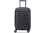 Delsey Paris Carrello Shadow 5.0 Expandable 4DR Cabin Trolley 55 Black Nero