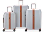 Delsey Paris Carrello Promenade Hard 2.0 Expandable 4 Double Rolls Trolley L / M / S L Silver Grigio Chiaro