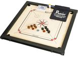 Carrom Di Precisione - Ama-8 Mm - 12 Kg. Tavola Da Torneo - India - Completa - Torneo