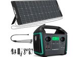 Swarey Generatore Di Energia Portatile S1000 Generatore Solare, 1000W (Picco 1500W) Powerstation, 725.76Wh Batteria Agli Ioni Di Litio Con Pannello Solare 200W Per Auto In Viaggio, Camper, Campeggio