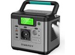 Swarey S500 Power Station, Generatore Solare 500W (1000W Di Picco) Stazione Di Alimentazione Portatile, 518Wh Batteria Di Backup Power Bank Per Caricabatterie Di Backup A Casa