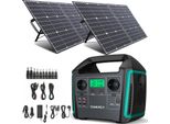 Swarey Generatore Di Energia Portatile S1000 Generatore Solare, 1000W (Picco 1500W) Powerstation, 725,76Wh Batteria Agli Ioni Di Litio Nca Con 2X 100W Pannello Solare Per Casa, Auto In Viaggio, Camper, Campeggio