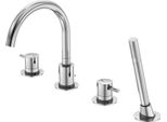Steinberg SéRie 100 Robinetterie De Baignoire, Montage Sur Bord De Baignoire, 4 Trous, Saillie : 192Mm, 1002400, 1002400