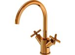 Steinberg SéRie 250 Mitigeur De Lavabo, Pivotant, Double PoignéE, Avec Vidage, Saillie 155Mm, 2501500RG, 2501500RG