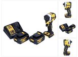 Avvitatore A Impulsi A Batteria Dewalt Dcf 850 M2 18 V 205 Nm 1/4" Brushless + 2X Batteria Ricaricabile 4,0 Ah + Caricatore"