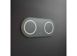 Specchio Ovale 180X80 Per Bagno Con Illuminazione Led
