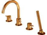 Steinberg SéRie 100 Robinetterie De Baignoire, Montage Sur Bord De Baignoire, 4 Trous, Saillie : 192Mm, 1002400RG, 1002400RG