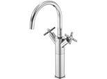 Steinberg SéRie 250 Mitigeur De Lavabo, Haut, Pivotant, Deux PoignéEs, Avec Vidage, Saillie 155Mm, 2501550, 2501550
