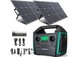 Swarey S1000 1000W (1500W Di Picco) Generatore Di Energia Portatile Stazione Di Energia Solare Accumulo Solare 725,76Wh Stazione Di Energia Elettrica Generatore Di Energia Elettrica Batteria Agli Ioni Di Litio Con 2X 100W Pannelli Solari Sistemi Solari Caricatore Solare Caricatore Solare Cellula Solare Caricabatteria Box Per L'alimentazione Di Emergenza/Campeggio/Emergenza/Viaggio/Cpap/Caravan/Cas