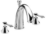 Miscelatore Lavabo Cromato A 3 Fori, Retrò