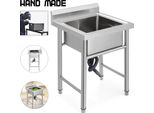 Vevor Lavello Gastro Lavello In Acciaio Inox 60X60Cm Lavello Lavello Lavello Lavello Lavandino