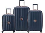 Delsey Paris Carrello Carrousel Expandable 4 Double Rolls Trolley L / M / S L Navy Blu Scuro
