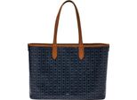 Fossil Borsa A Tracolla Borsa Shopper Williamson Tote Bag Blue Print Blu Scuro