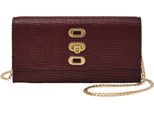 Fossil Portafoglio Borsa A Tracolla Penrose Wallet Crossbody Mahogany Bordeaux