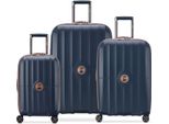 Delsey Paris Carrello Carrousel Expandable 4 Double Rolls Trolley L / M / S L Navy Blu Scuro