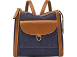 Fossil Zaino Per Il Tempo Libero Parker Mini Backpack Denim Blu