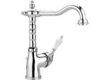 Miscelatore Lavabo Con Bocca Alta Cromato Retrò