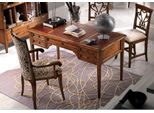 Scrivania E 3X Sedia In Legno Jvmoebel