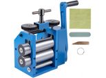 Laminatoio Combinato Vevor 112 X 48 Mm Laminatoio Combinato, Macchina Per Laminazione A Mano, Laminatoio Per Gioielli Con Quattro Stampi Buona Resistenza All'usura Tavoletta Per La Progettazione E La Riparazione Di Gioielli 17,3 Kg