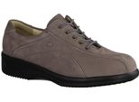 Finn Comfort Oviedo Scarpe Da Donna, Scarpe Comode, Pelle, Grigio, Stringate - Scarpe Da Donna, Scarpe Comode Stringate, Grigio, Pelle (Bearreno)